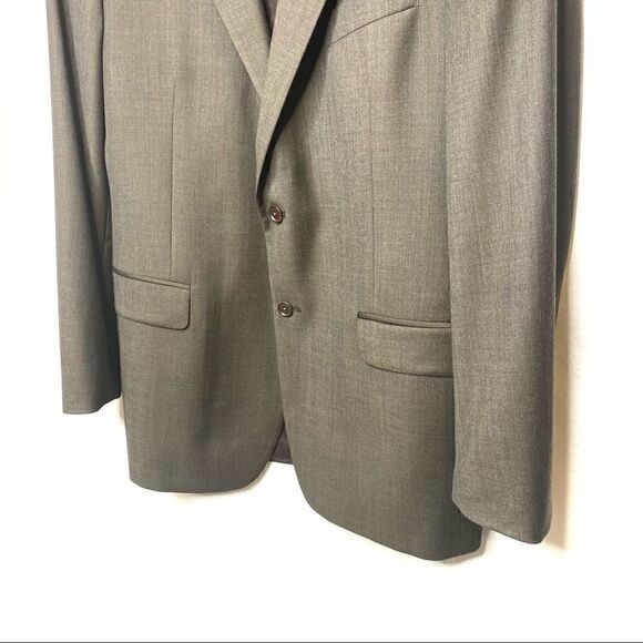 Brooks Brothers 346 brown wool 2 button sport coat size 42L - Picture 3 of 16